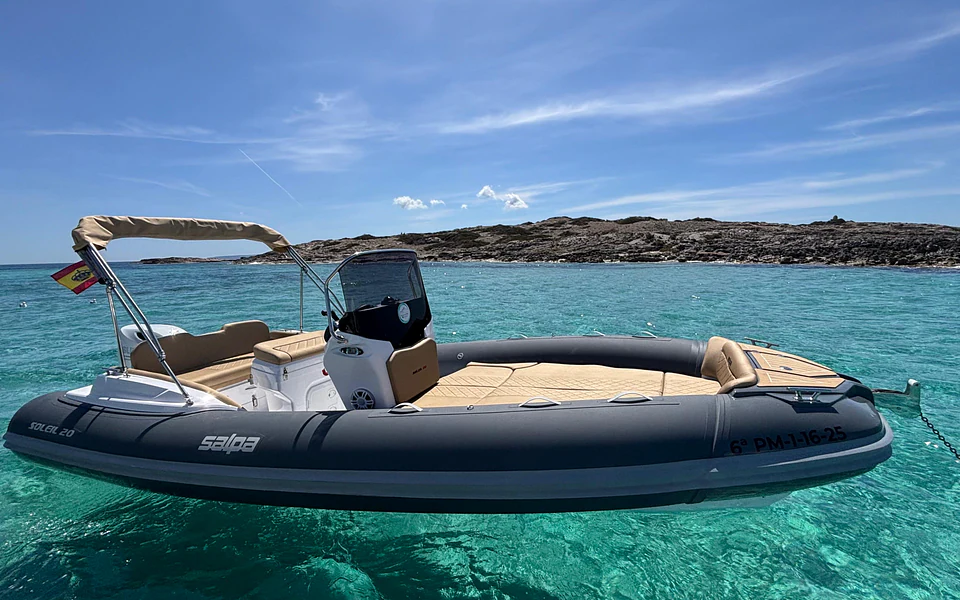 Ibiza Summer — Salpa Soleil 20 RIB in Ibiza